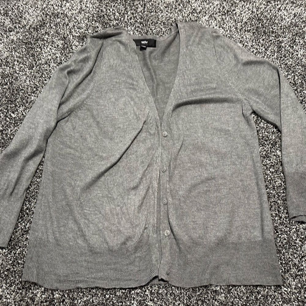 Mossimo Gray Women's cardigan Sweater xxl